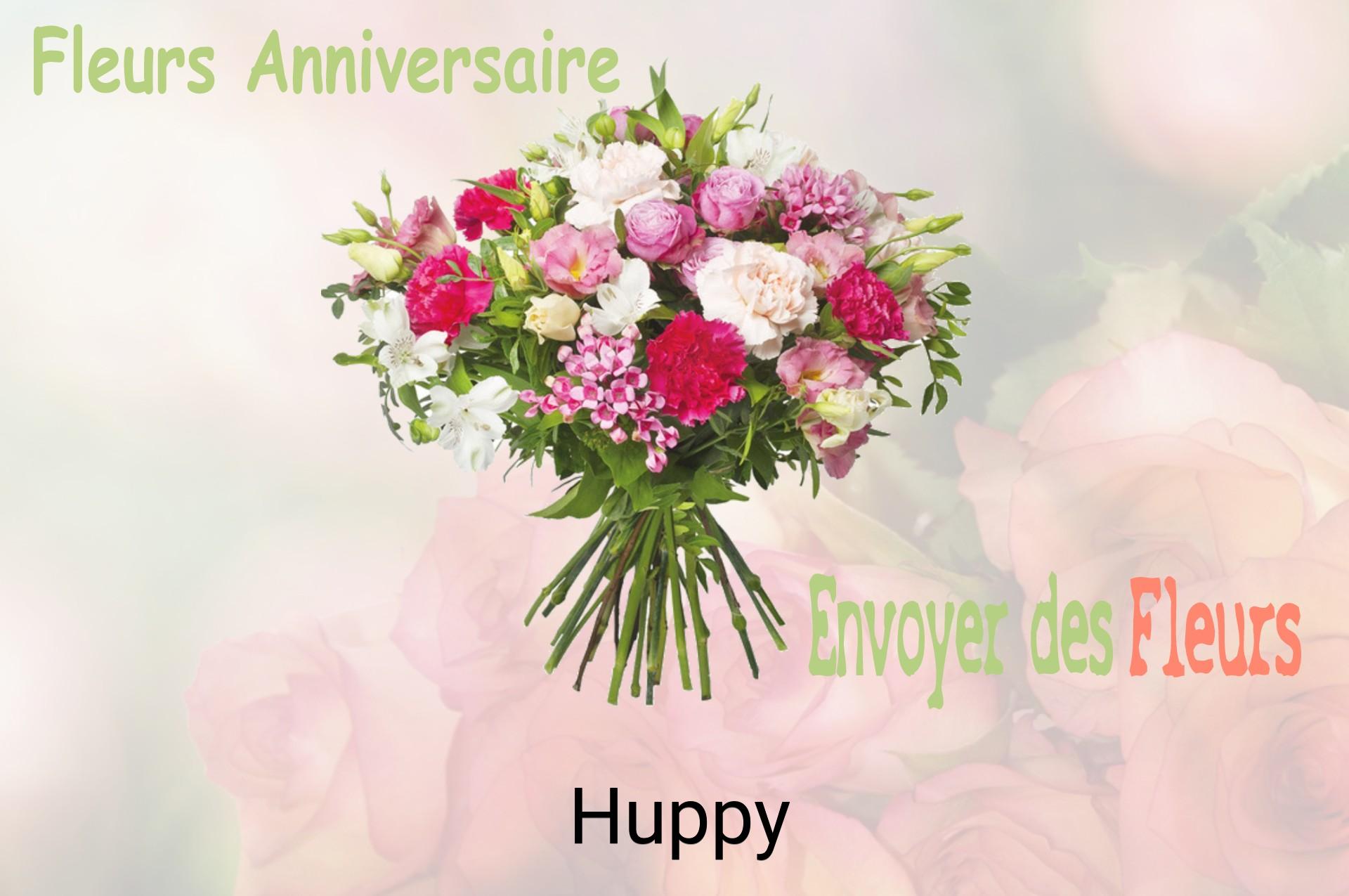 Bouquet de fleurs d’anniversaire livré à Huppy